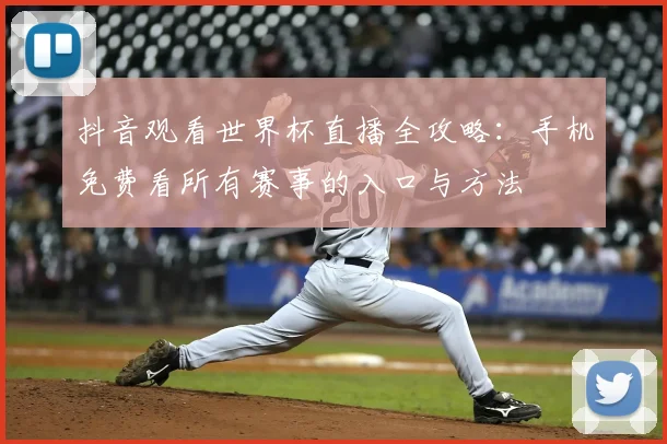 抖音观看世界杯直播全攻略:手机免费看所有赛事的入口与方法